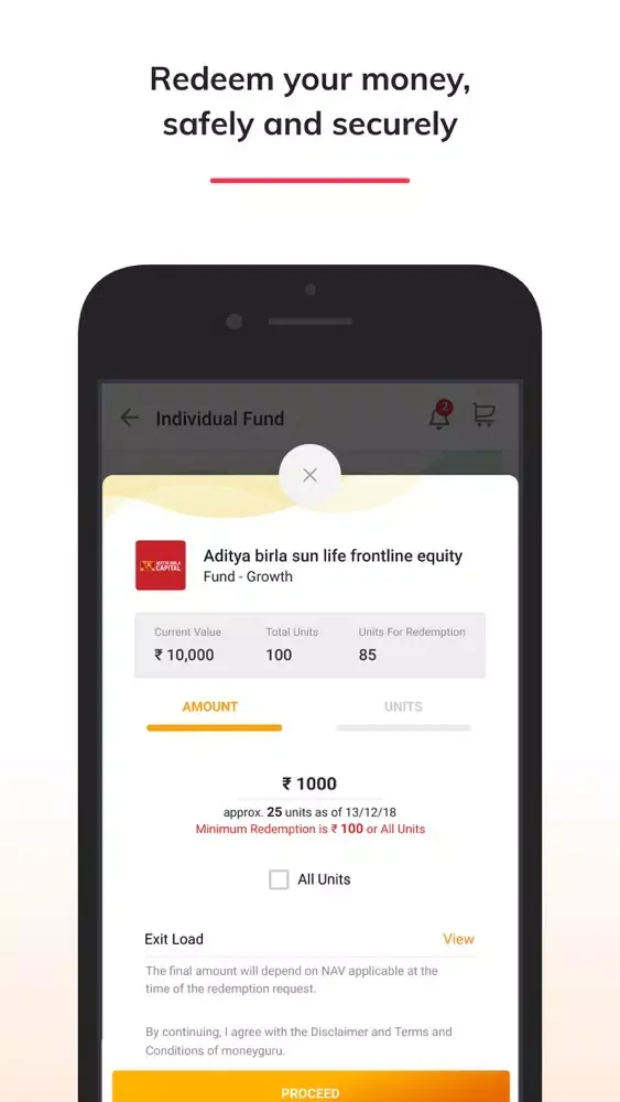 moneyguru: Mutual Fund App Screenshots
