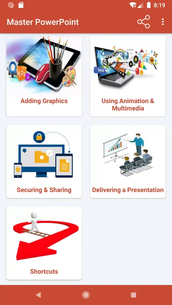Tangkapan layar Master PowerPoint