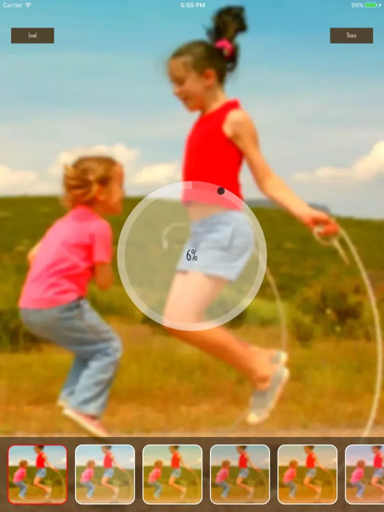 ภาพหน้าจอของ Photo Blur Gallery iPad 