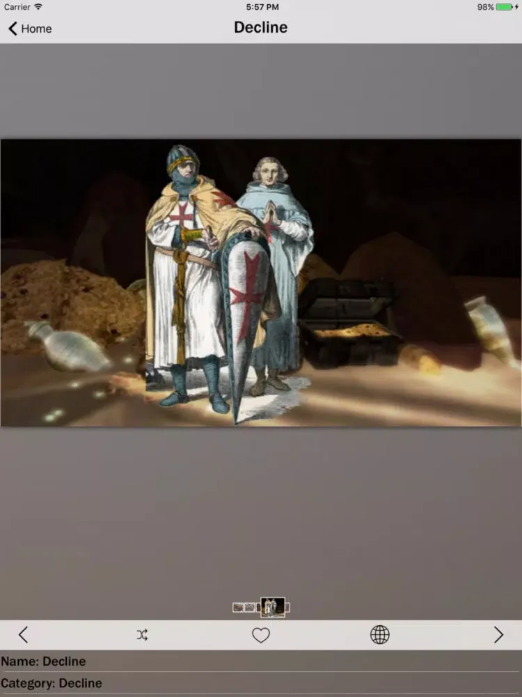Knights Templar History iPad  Screenshots