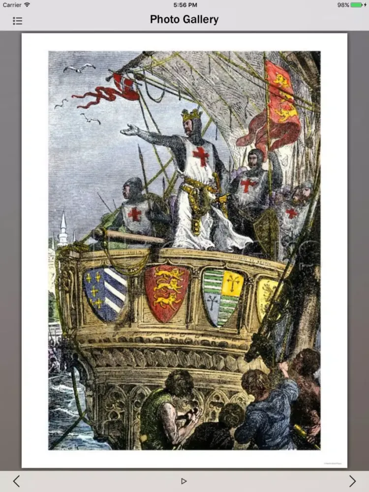 Knights Templar History iPad  Screenshots