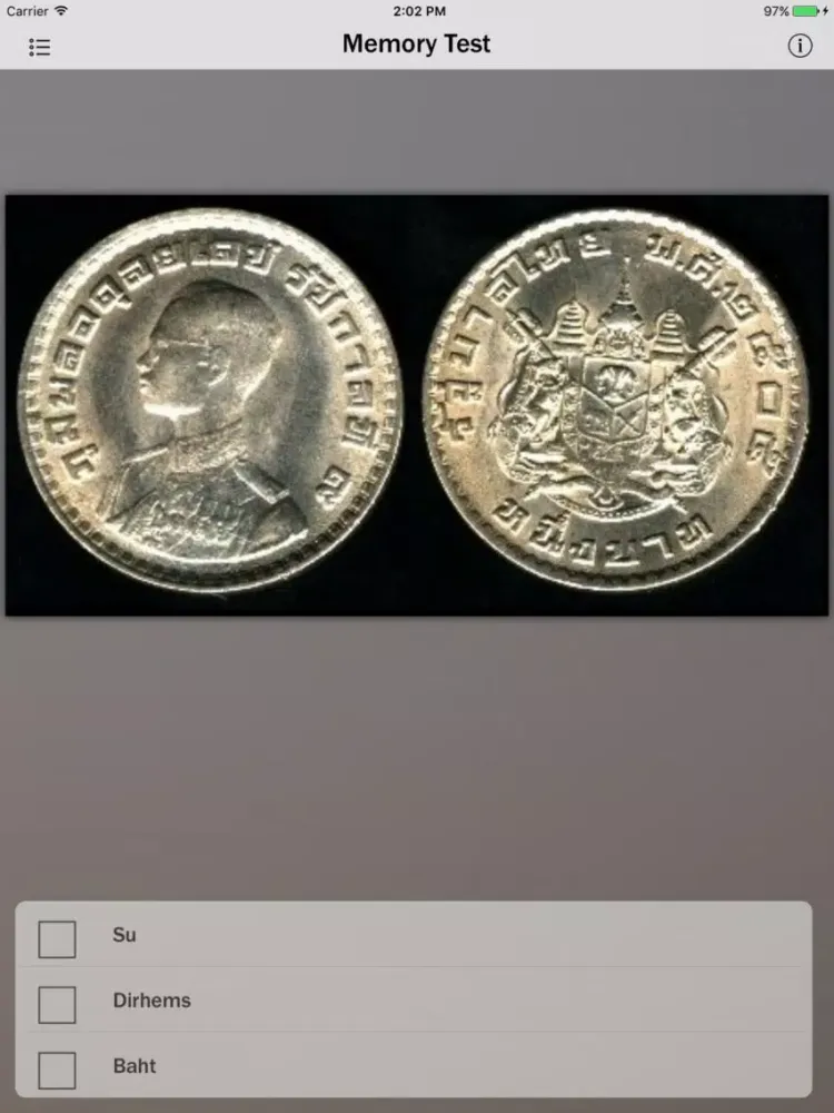Zrzuty ekranu COINS Info iPad 