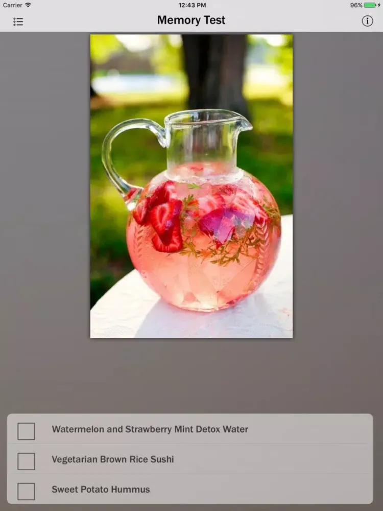 Zrzuty ekranu Detox Recipes iPad 
