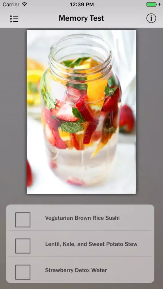 Zrzuty ekranu Detox Recipes