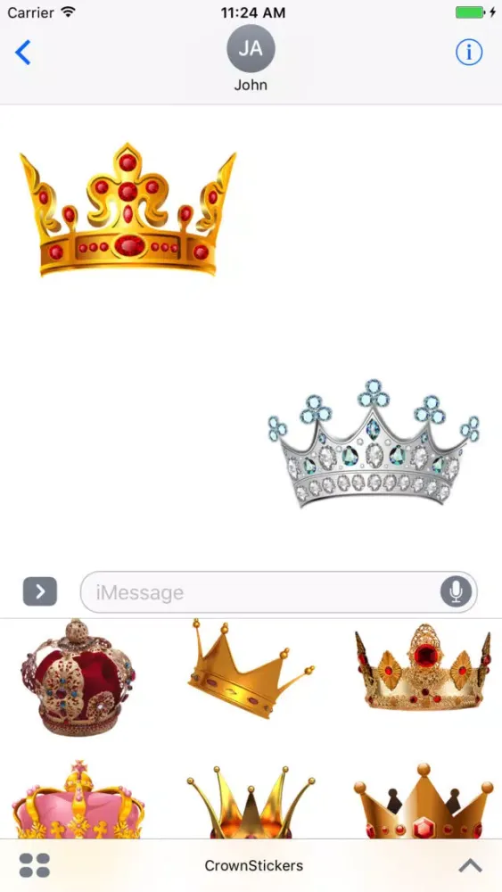 صور Crown Stickers!