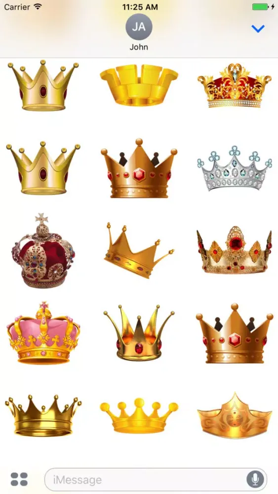 صور Crown Stickers!