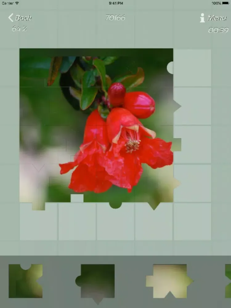 Ảnh chụp màn hình của Fruits Jigsaw Puzzles iPad 