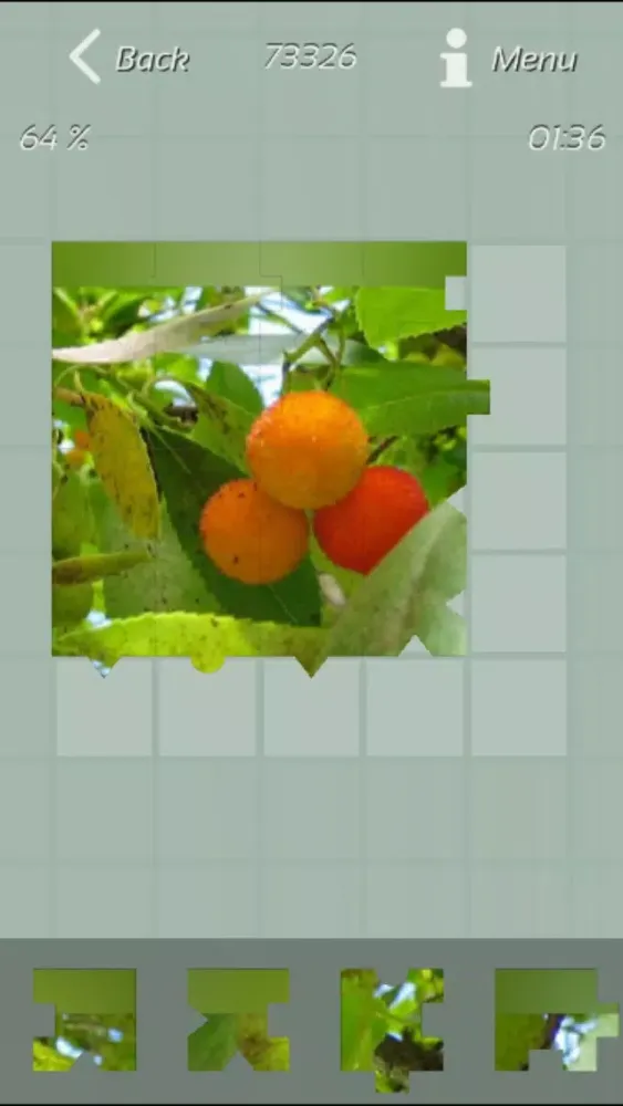 Ảnh chụp màn hình của Fruits Jigsaw Puzzles