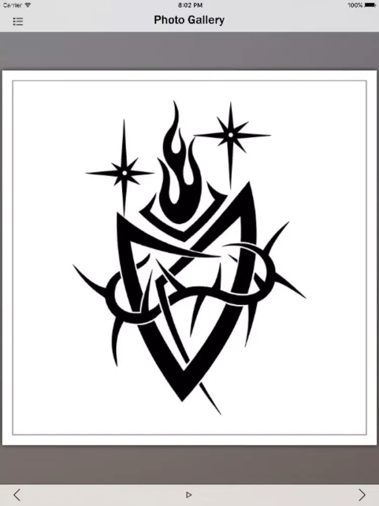 ภาพหน้าจอของ Tribal Tattoo Info! iPad 