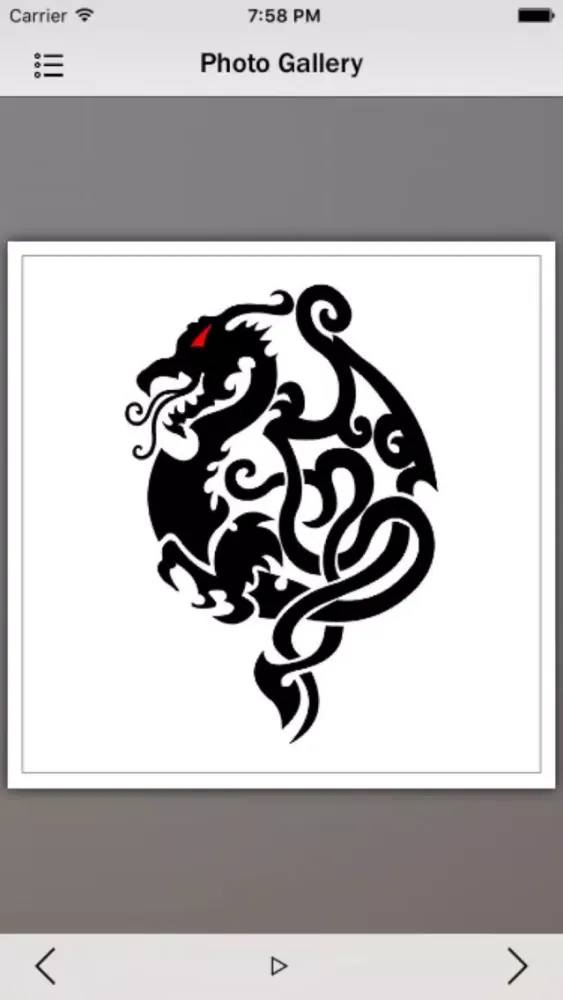 ภาพหน้าจอของ Tribal Tattoo Info!