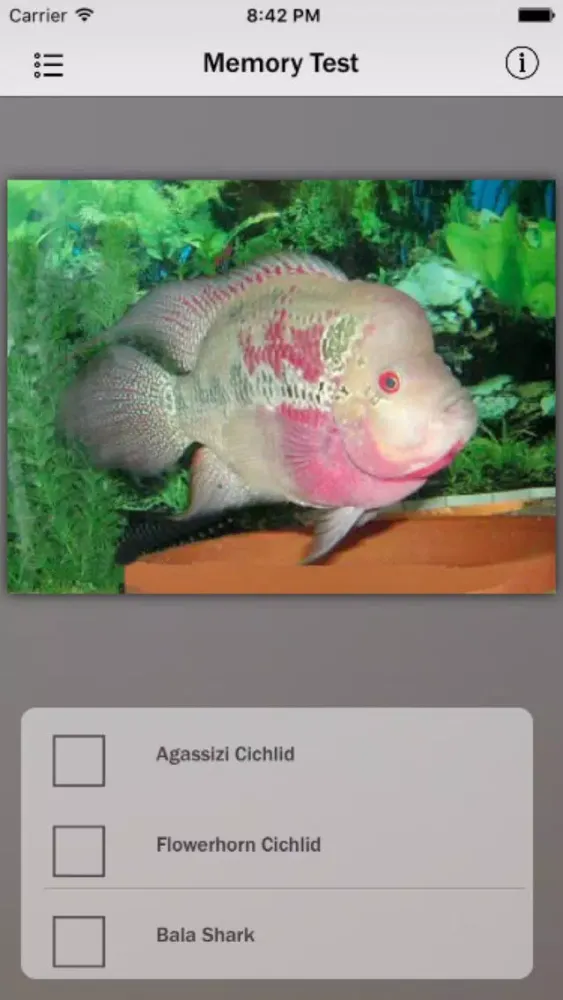 Fish Fresh Water Info स्क्रीनशॉट