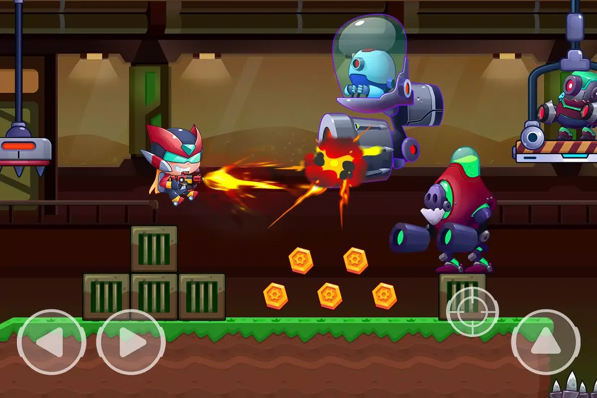 Screenshot di Cyber Hero: Robot Invaders
