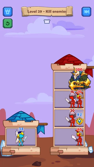 Stick Hero - Mighty Tower Wars Screenshots