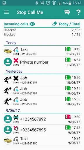 Скриншоты Stop Calling Me - Call Blocker