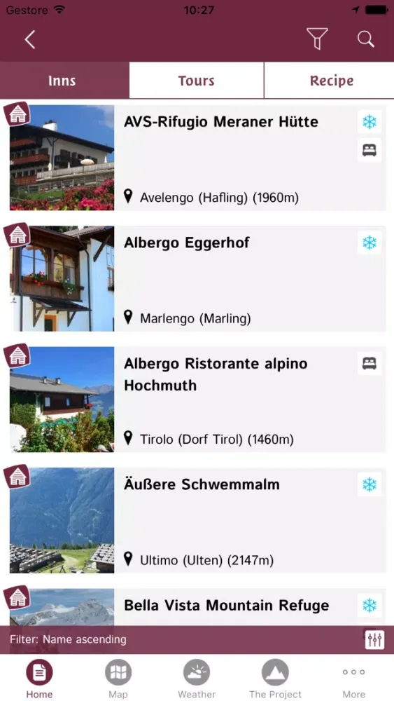 Скриншоты AlpineTaste