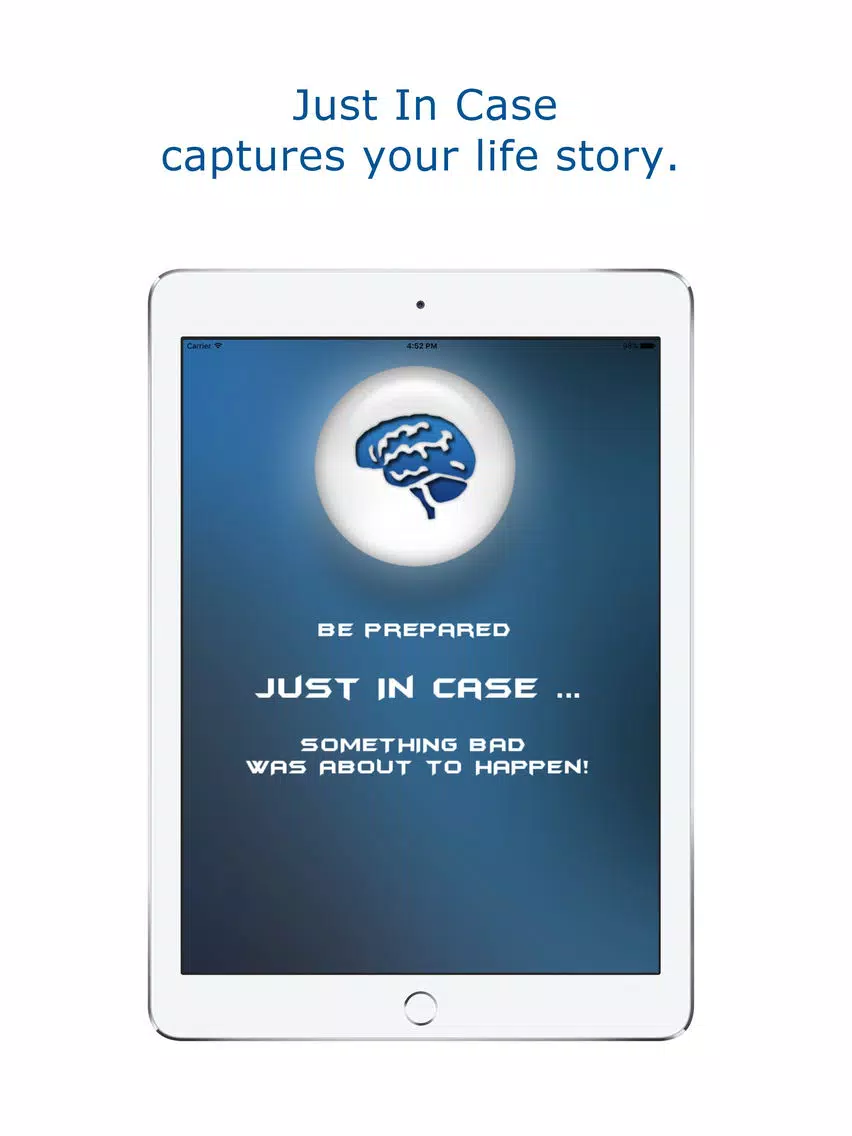 Just In Case iPad  স্ক্রিনশট