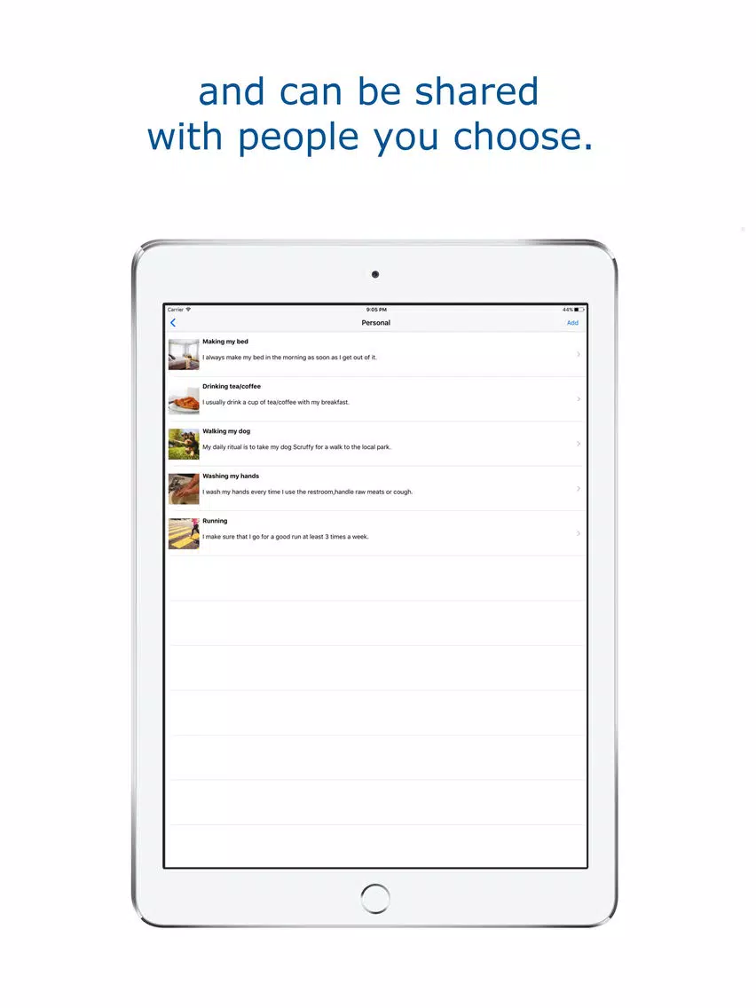 Just In Case iPad  স্ক্রিনশট