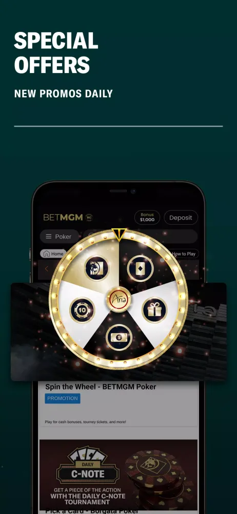 BetMGM Poker - New Jersey Ekran Görüntüleri