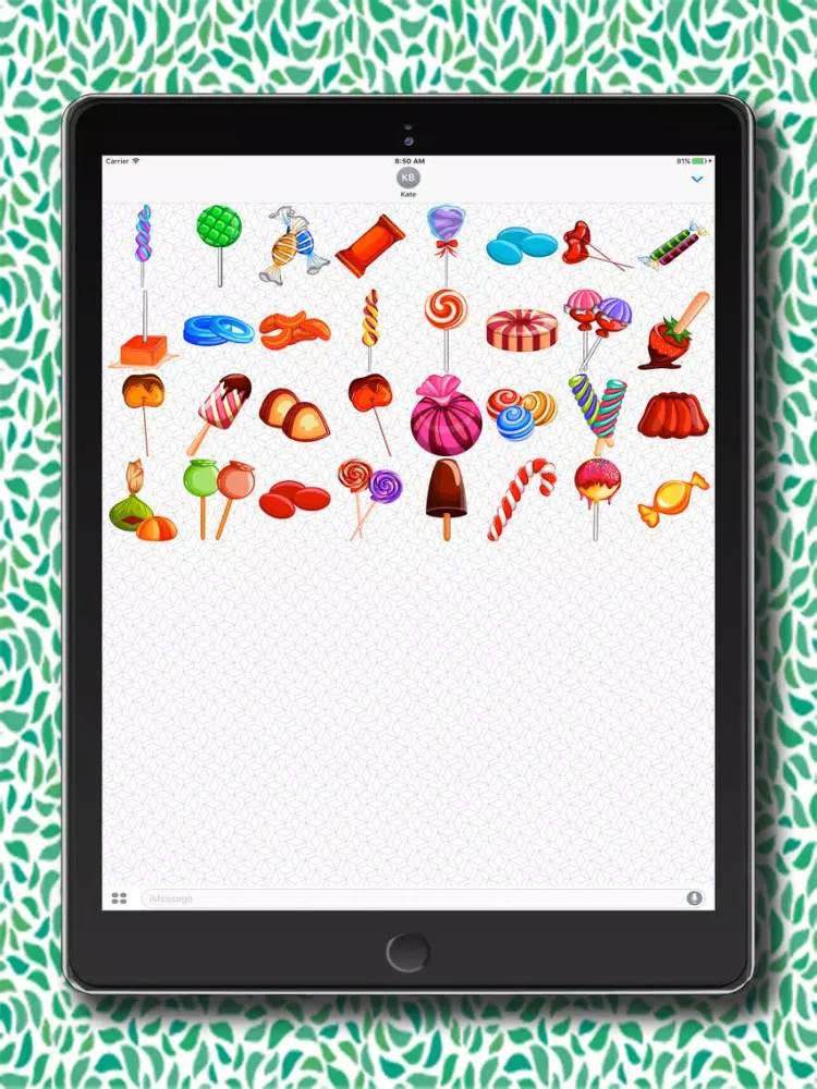 ภาพหน้าจอของ Animated Candies iPad 