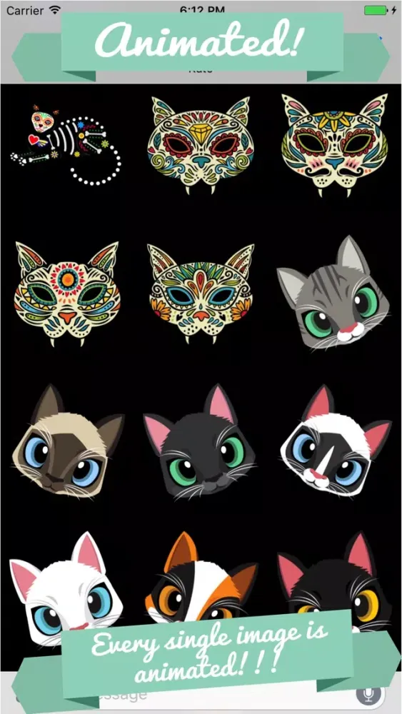 Скриншоты Animated Cat Lovers Sticker Pack
