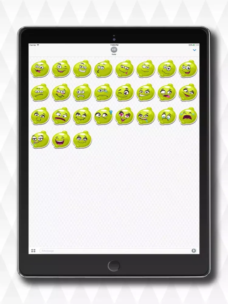 Animated Lemon Stickers for Messaging iPad  स्क्रीनशॉट
