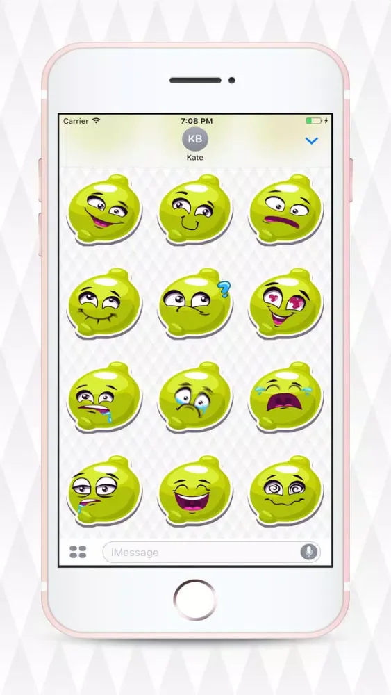Animated Lemon Stickers for Messaging स्क्रीनशॉट