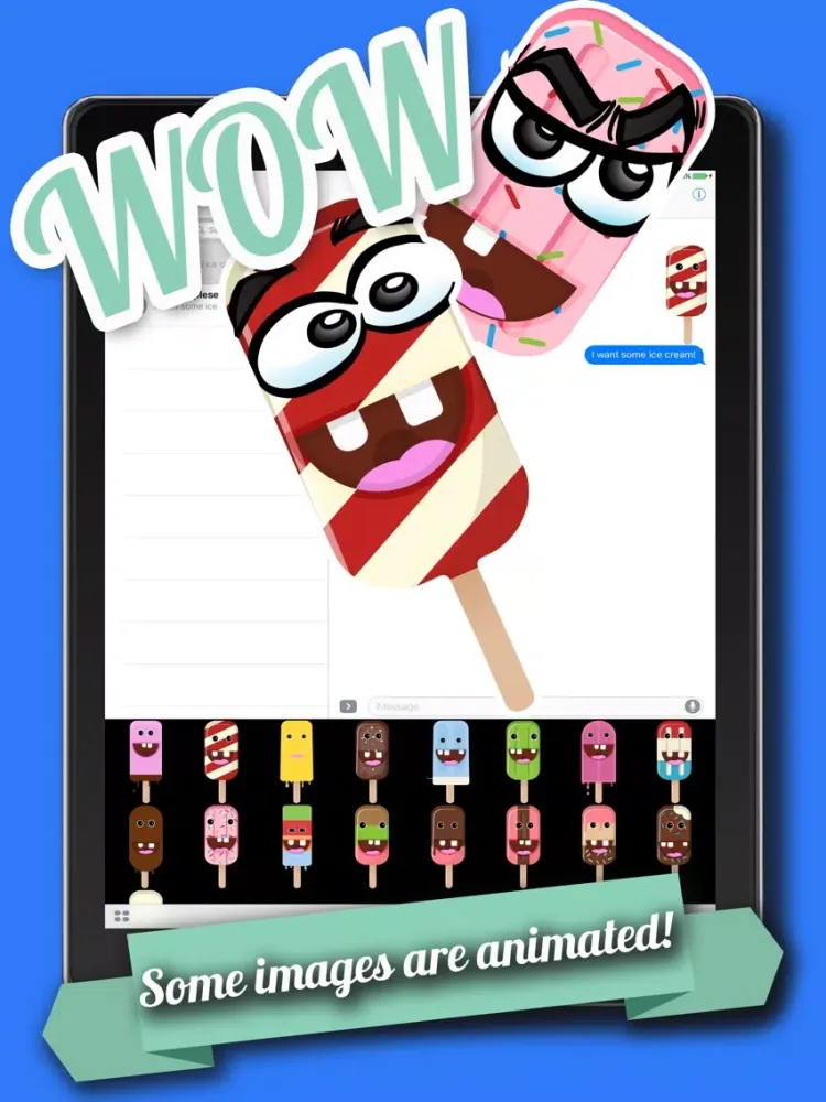 Screenshot di Popsicle Stickers iPad 