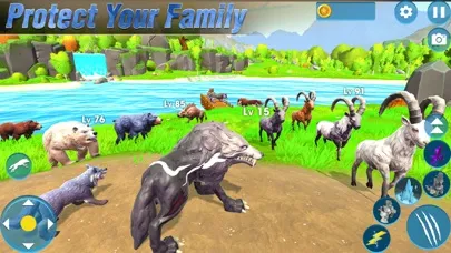 Wolf Clan Family Sim 3D سکرین شاٹس