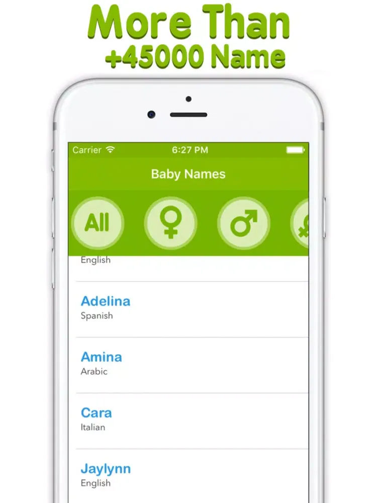 Baby Names Catalog +45000 name iPad  Screenshots
