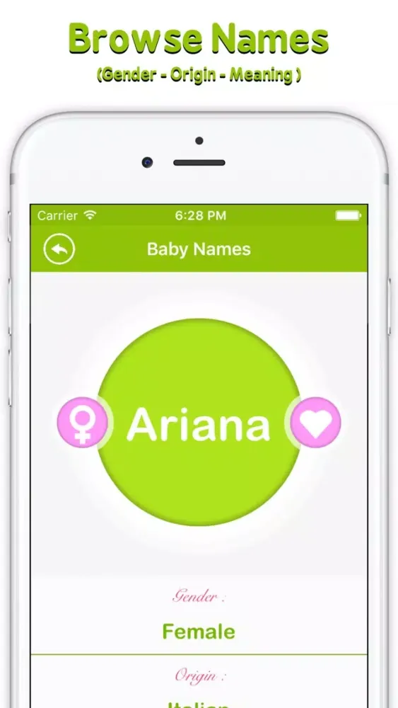 Baby Names Catalog +45000 name Screenshots