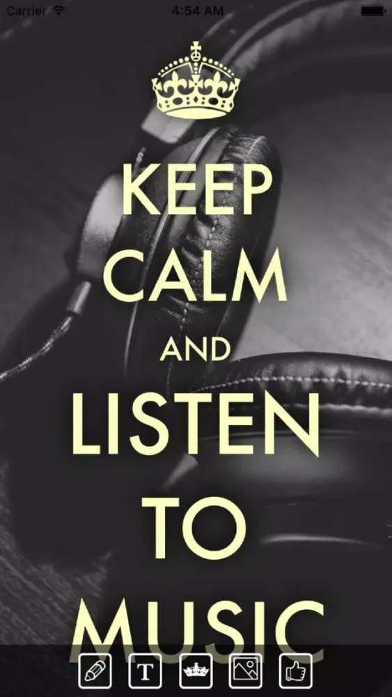 Keep Calm Maker - Wallpaper Creator スクリーンショット