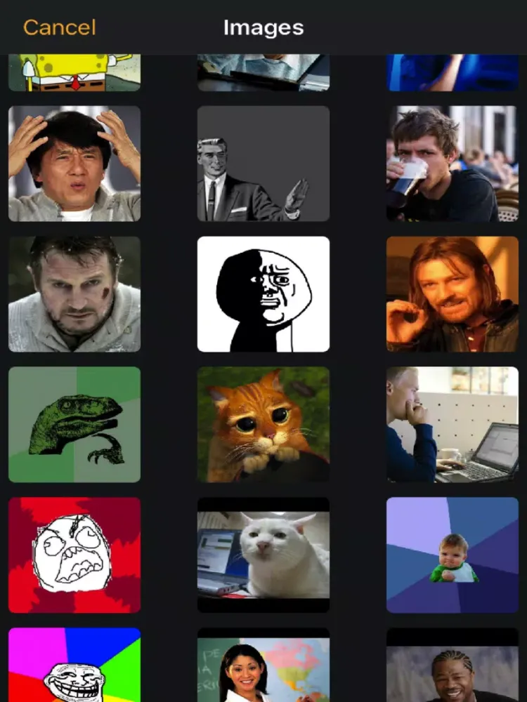 ภาพหน้าจอของ MEME Creator - Meme generator troll picture maker iPad 