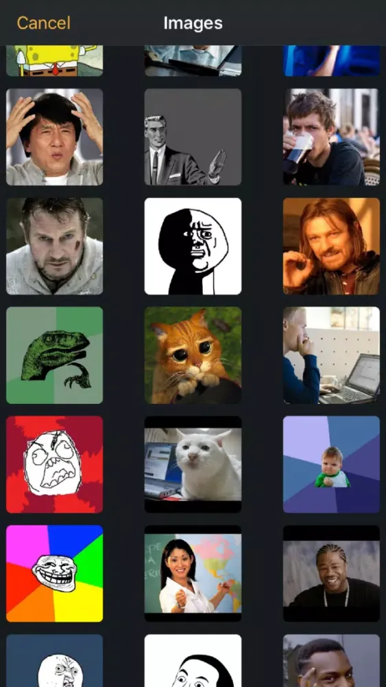 ภาพหน้าจอของ MEME Creator - Meme generator troll picture maker