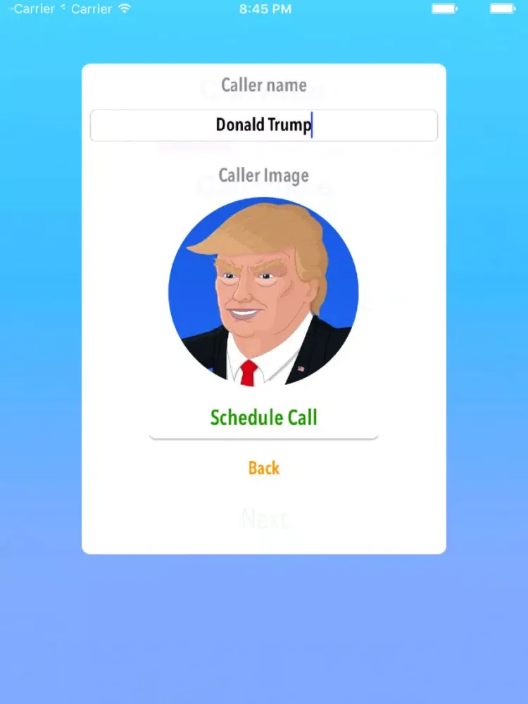 Funny Prank Call - fake phone call maker iPad  স্ক্রিনশট