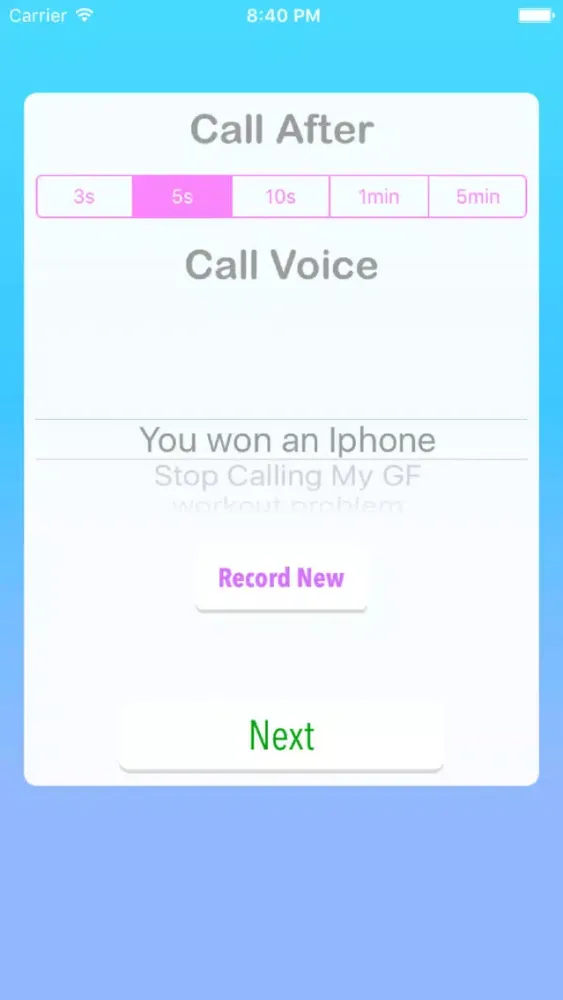 Funny Prank Call - fake phone call maker স্ক্রিনশট