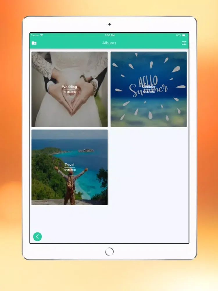 SafeBox -حفظ صور بكلمة سر iPad 应用截图