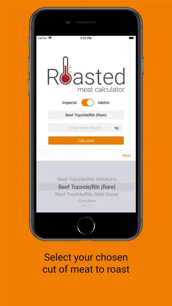 Roasted Meat Calculator スクリーンショット