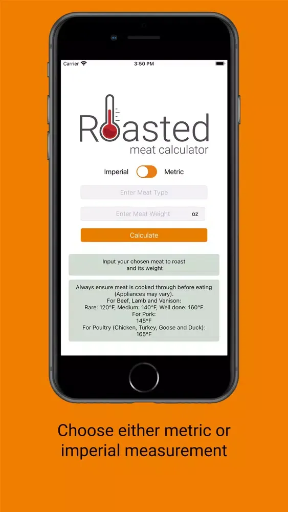 Roasted Meat Calculator スクリーンショット