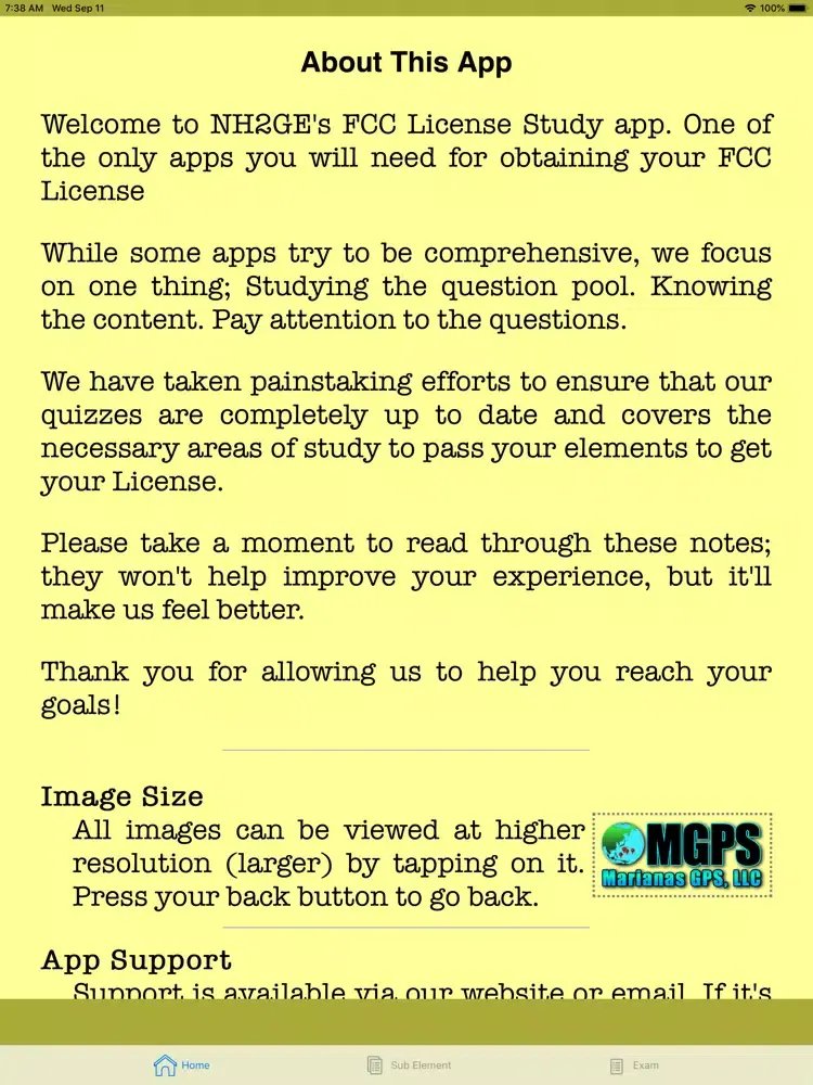 Скриншоты FCC License Element 7R iPad 