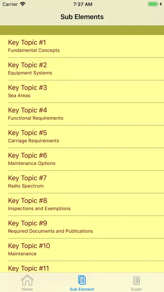 Скриншоты FCC License Element 7R