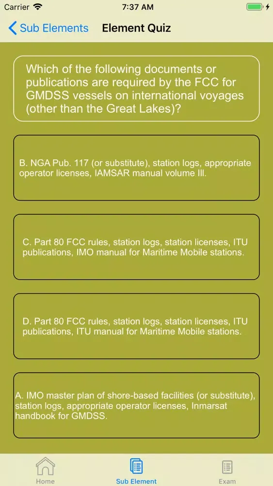 Скриншоты FCC License Element 7R