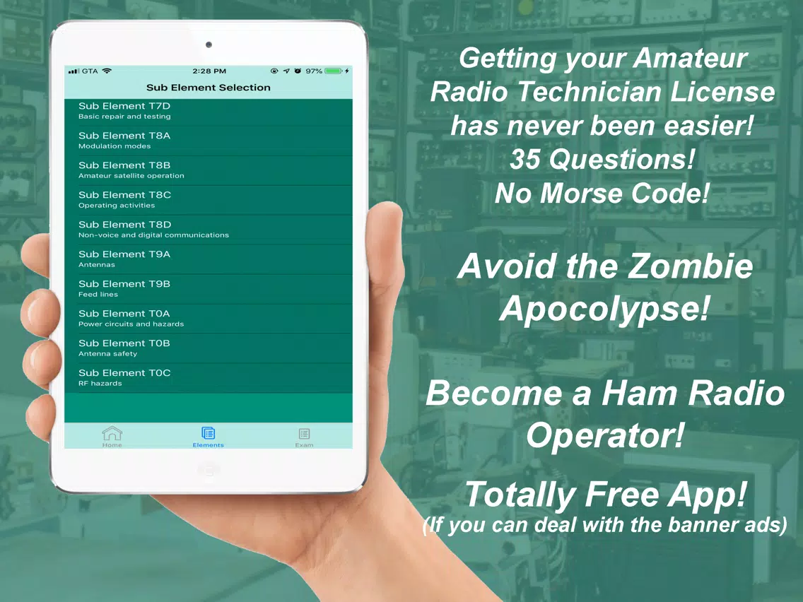 Ham Exam - Technician iPad  سکرین شاٹس