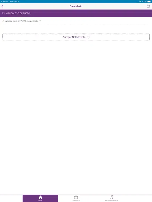 Tangkapan skrin Agenda ESI Chiques iPad 