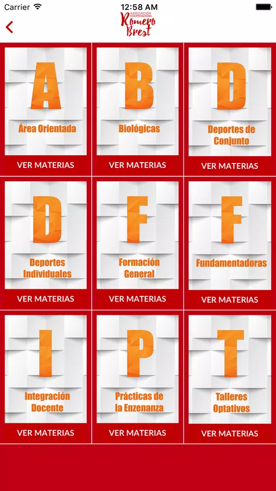 Screenshot di Coop. Romero Brest