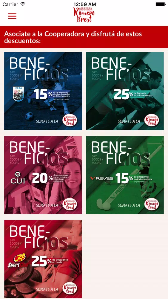 Screenshot di Coop. Romero Brest