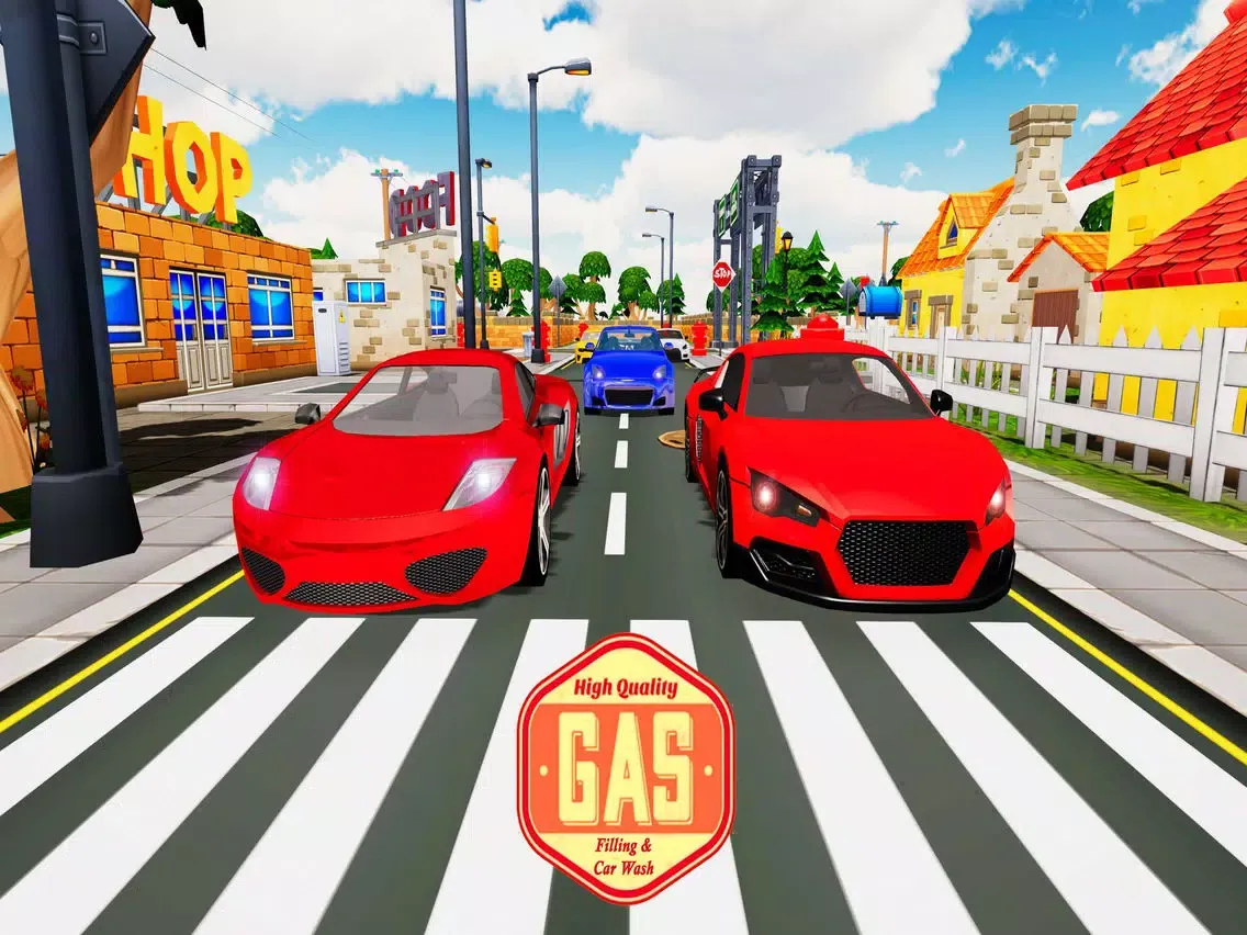 Capturas de tela do Car Wash Gas Station Parking iPad 