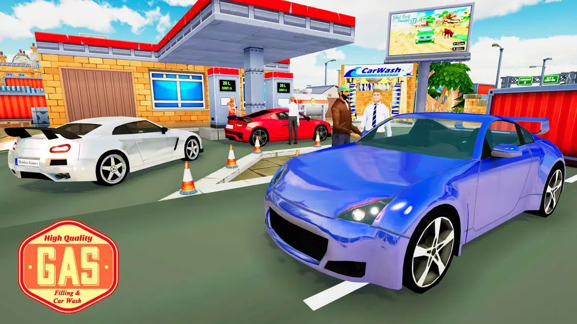 Capturas de tela do Car Wash Gas Station Parking