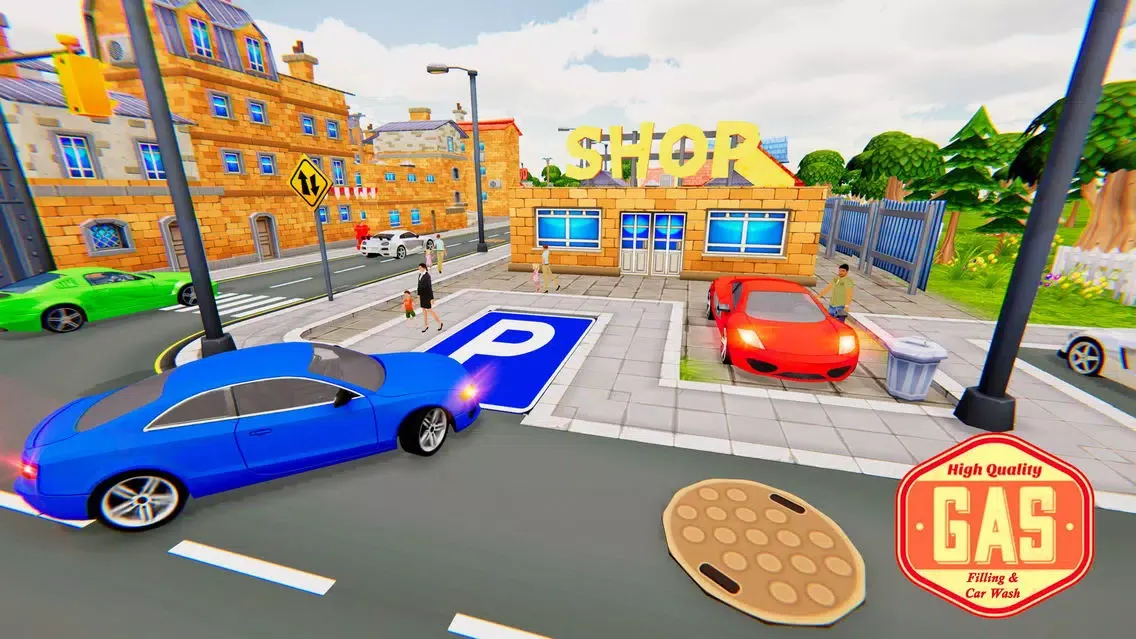 Capturas de tela do Car Wash Gas Station Parking