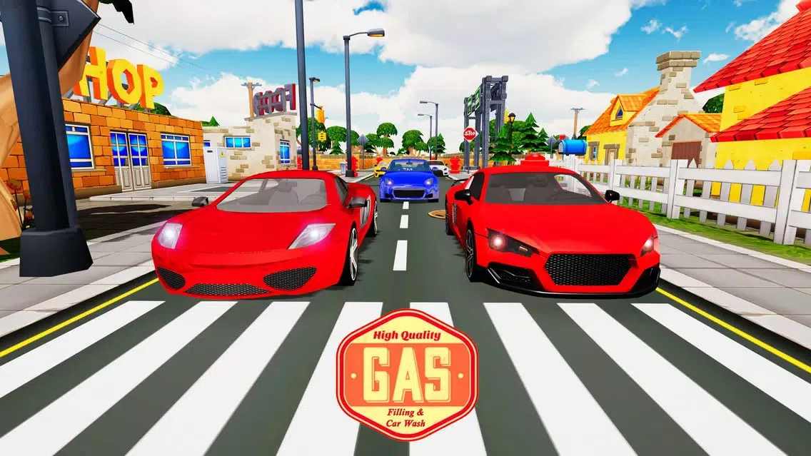 Capturas de tela do Car Wash Gas Station Parking