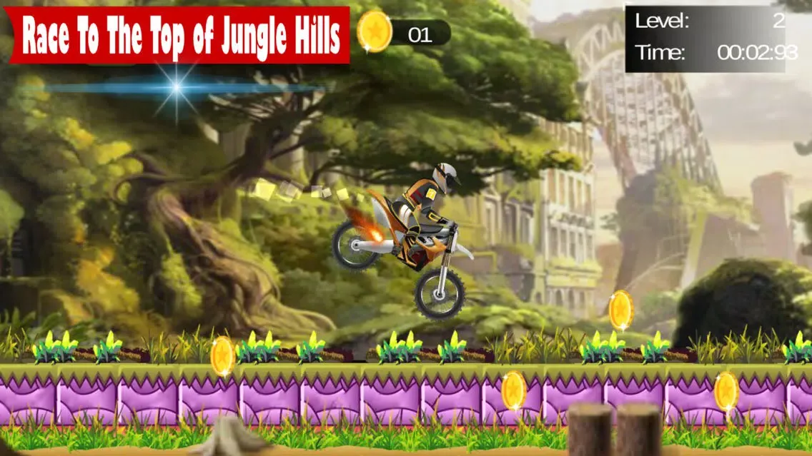 Dirt Motor bike Racing 2D Ekran Görüntüleri